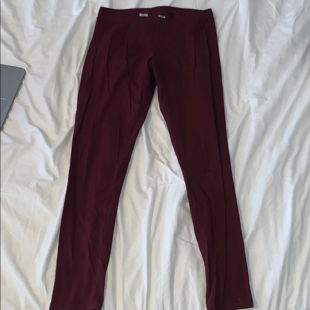 Maroon Leggings